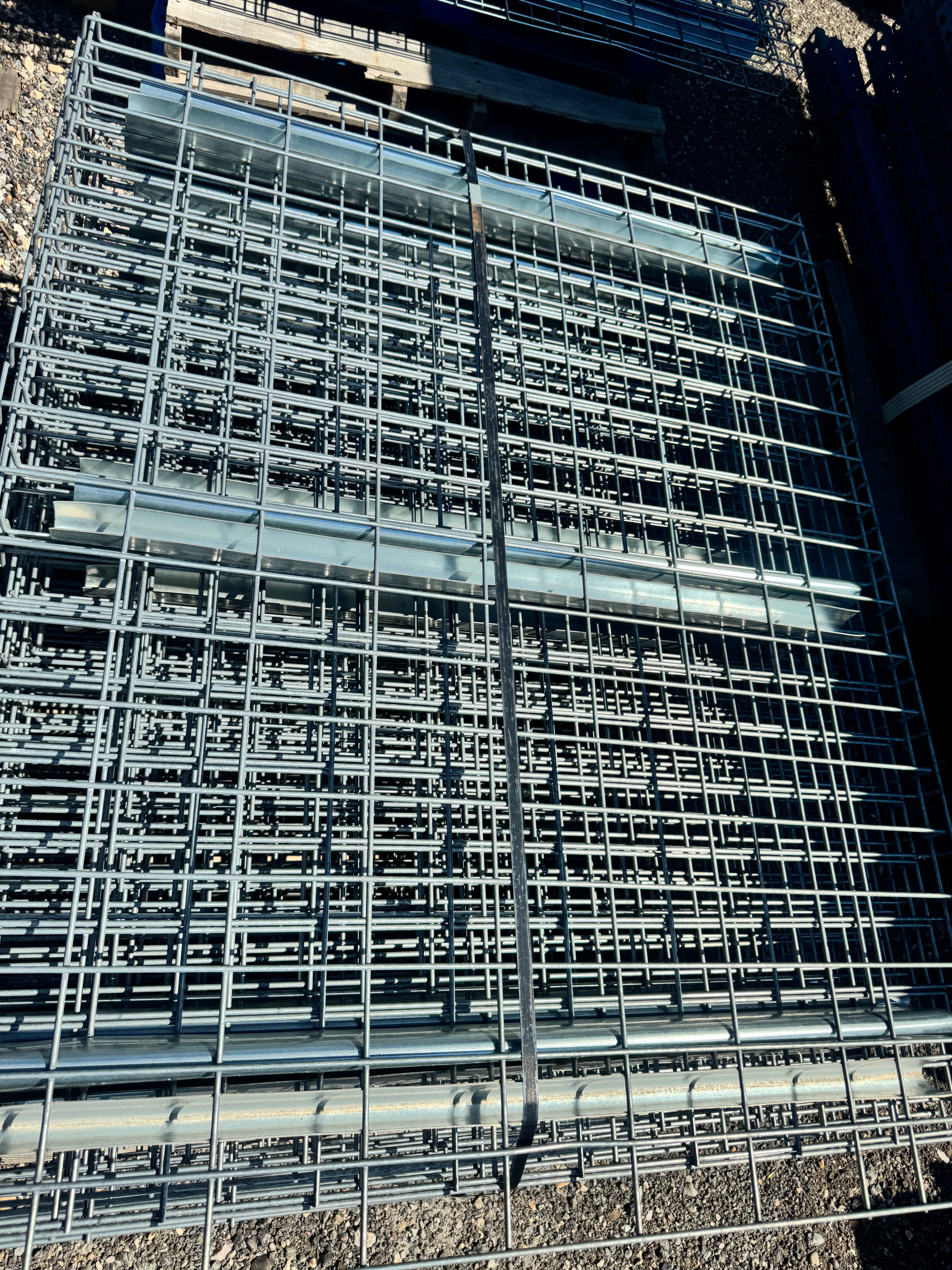 used 36x46 pallet rack wire deck