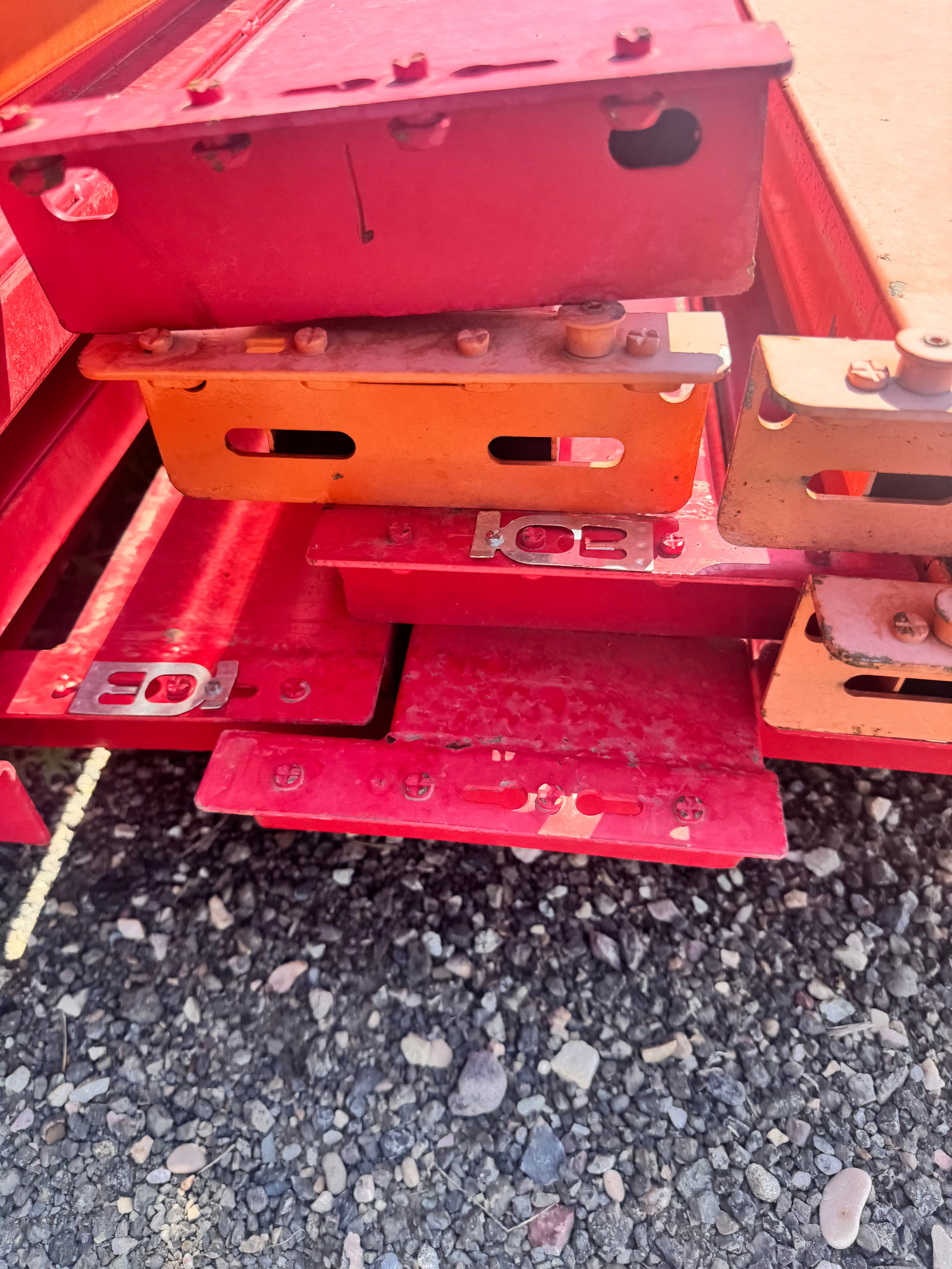 Used 12'X6” teardrop pallet rack beam