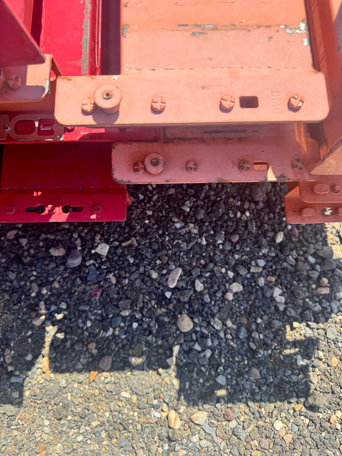 Used 12'X6” teardrop pallet rack beam